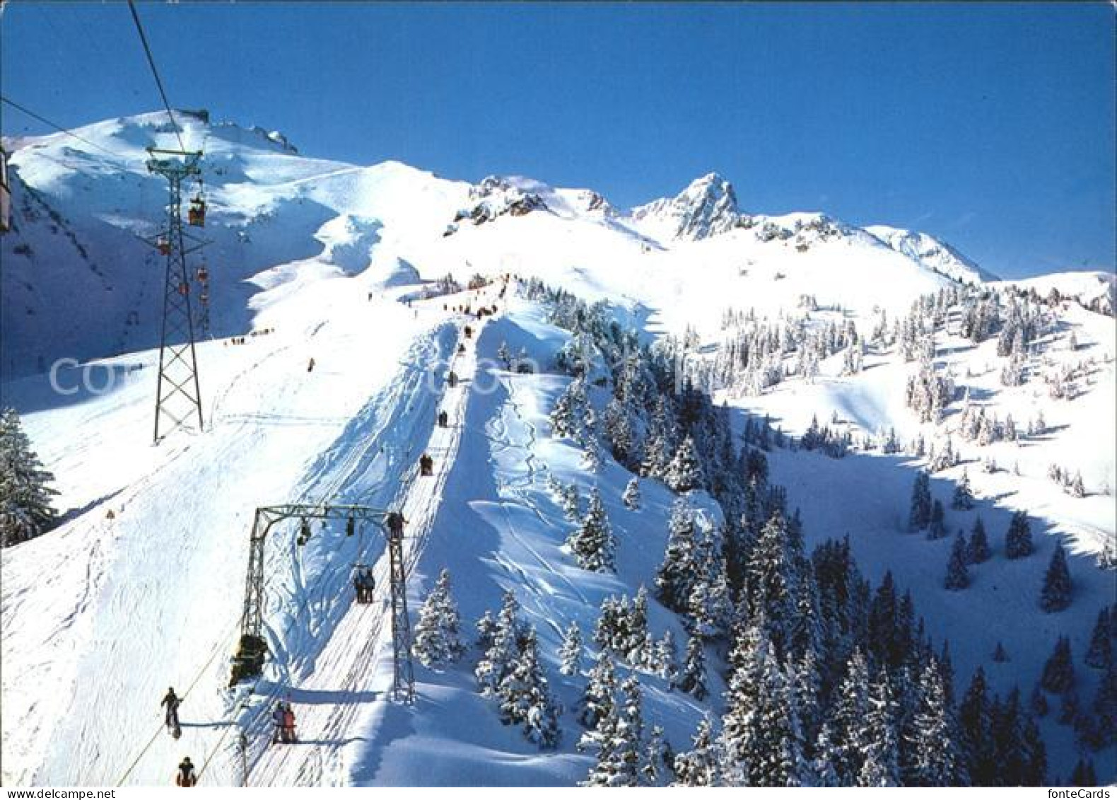 12458506 Flumserberge Skigebiet Maschgenkamm Saechsmoor Flumserberg Bergheim - Sonstige & Ohne Zuordnung