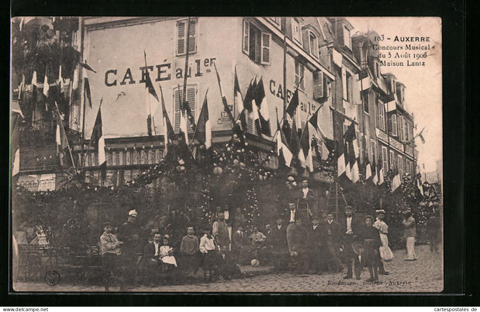 CPA Auxerre, Concours Musical Du 1906  - Auxerre