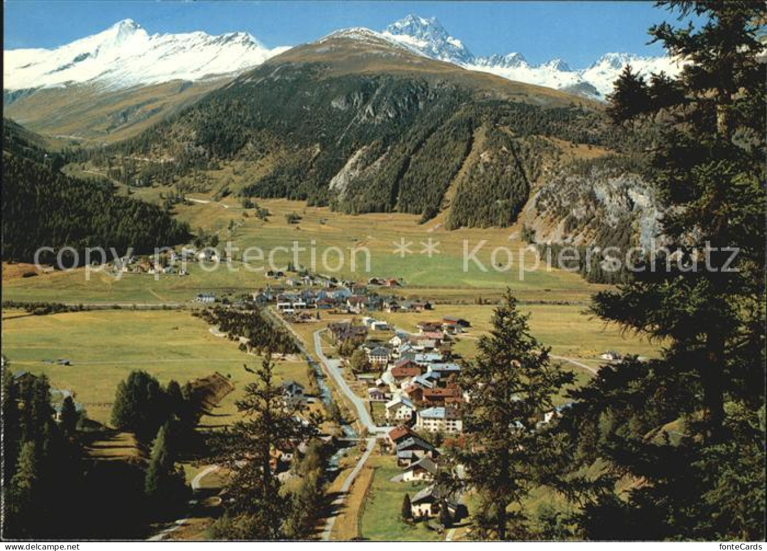 12456986 La Punt-Chamues-ch Mit Albulapass Und Piz Kesch La Punt-Chamues-ch - Sonstige & Ohne Zuordnung