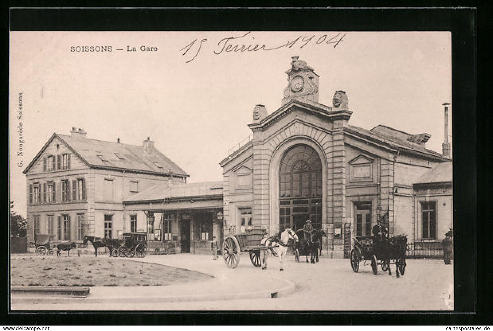 CPA Soissons, La Gare  - Soissons