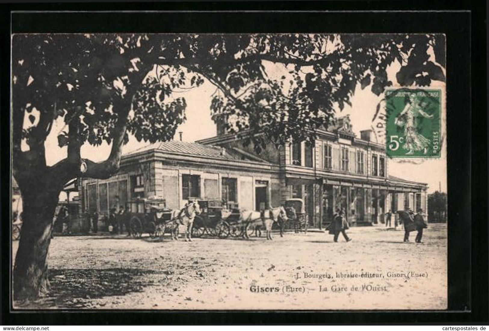 CPA Gisors, La Gare De L`Ouest  - Gisors