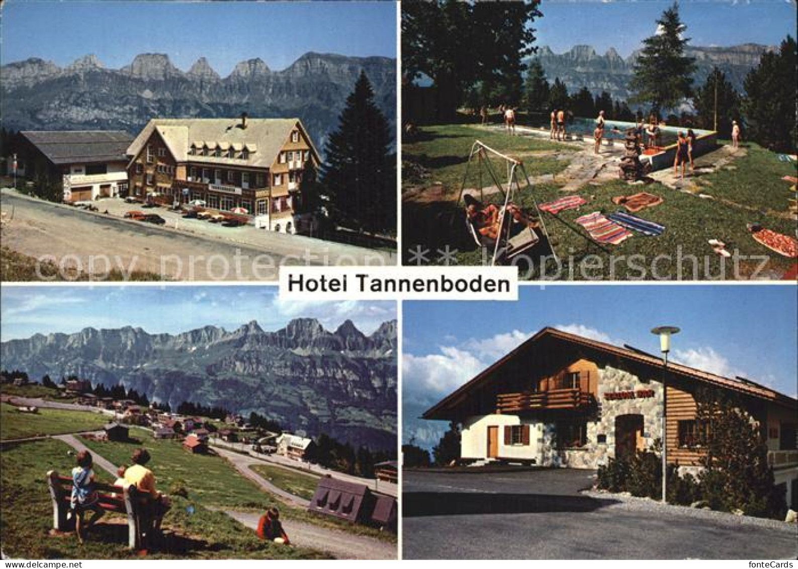 12456886 Flumserberge Hotel Tannenboden Mit Slalom Bar Swimmingpool Panaorama Be - Andere & Zonder Classificatie