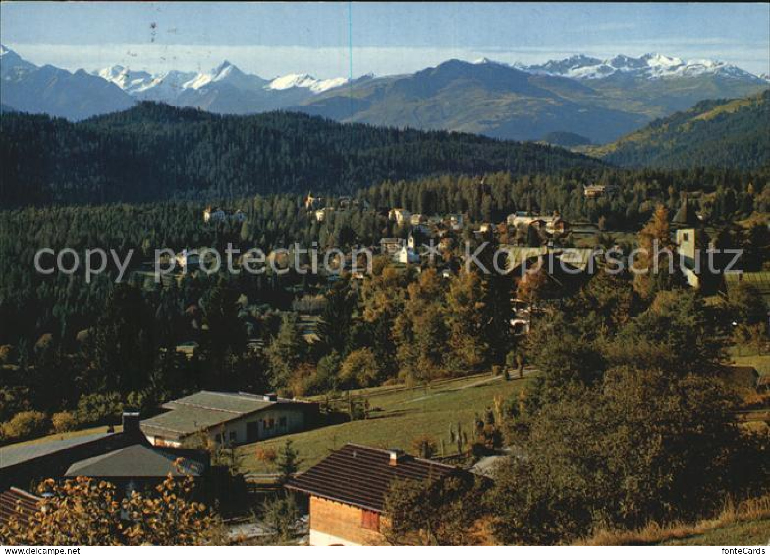 12456796 Flims Waldhaus Blick Von Fidaz Mit Piz Terri Flims Waldhaus - Altri & Non Classificati