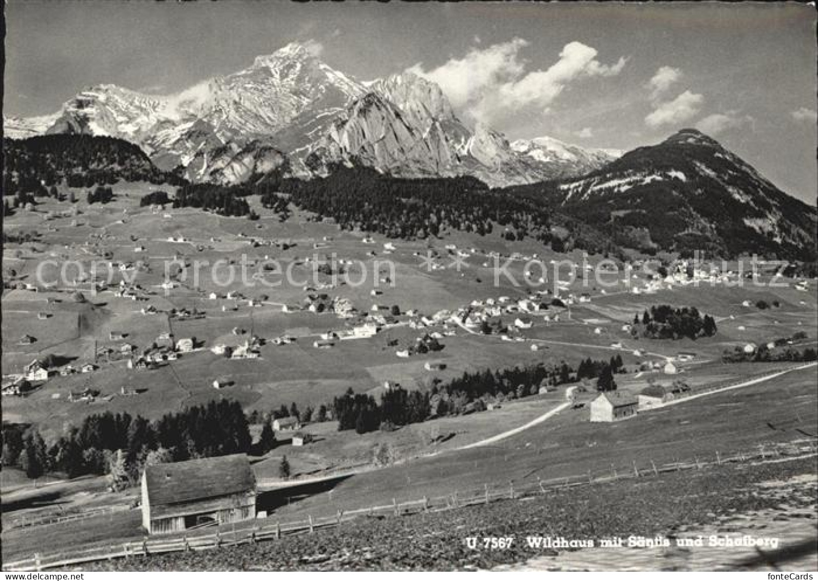 12449316 Wildhaus SG Mit Saentis Und Schafberg Wildhaus - Sonstige & Ohne Zuordnung