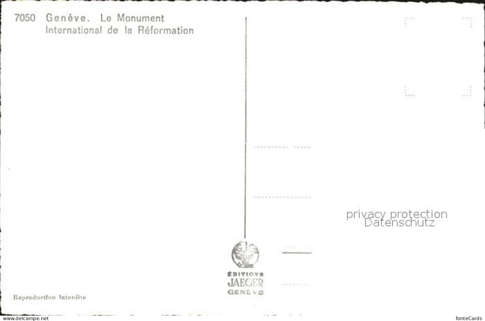 12432966 Geneve GE Monument International De La Reformation Geneve - Andere & Zonder Classificatie