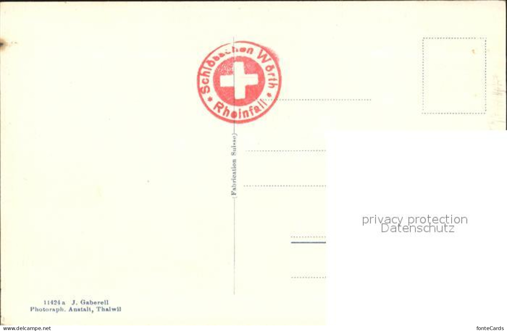 12419436 Schaffhausen SH Schloesschen Woerth Mit Rheinfall Schaffhausen - Sonstige & Ohne Zuordnung