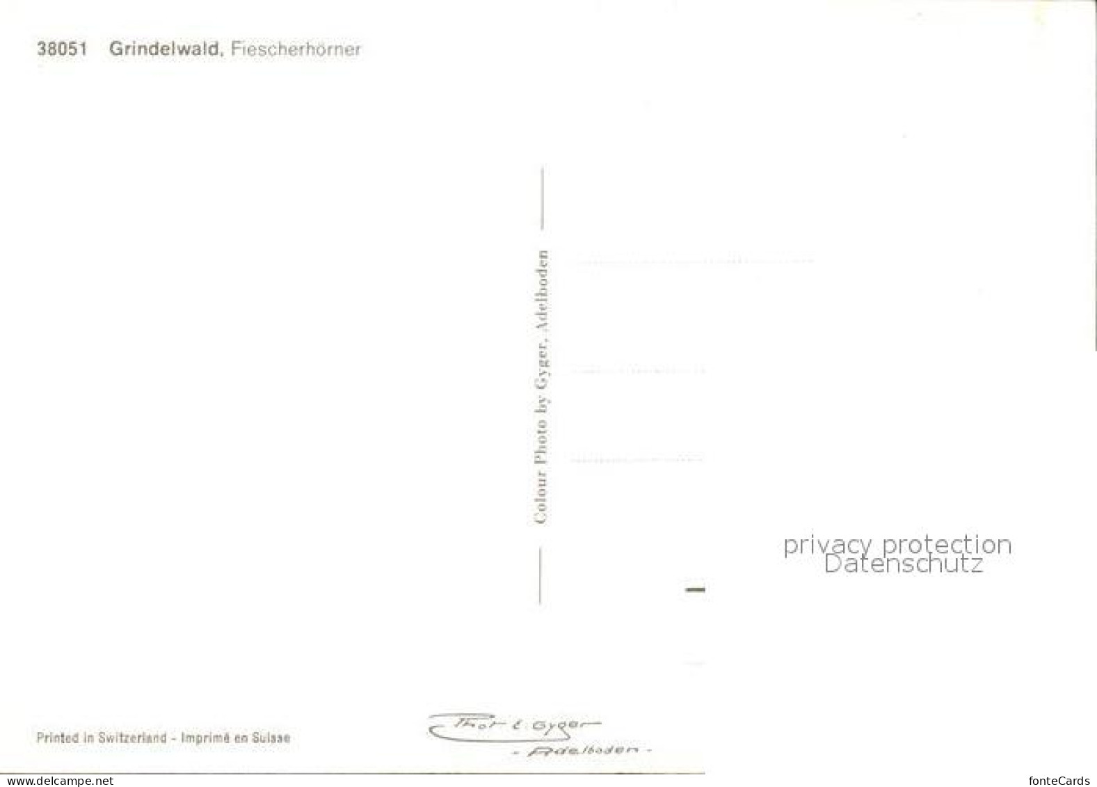 12395376 Grindelwald Mit Fischerhoerner Grindelwald - Andere & Zonder Classificatie