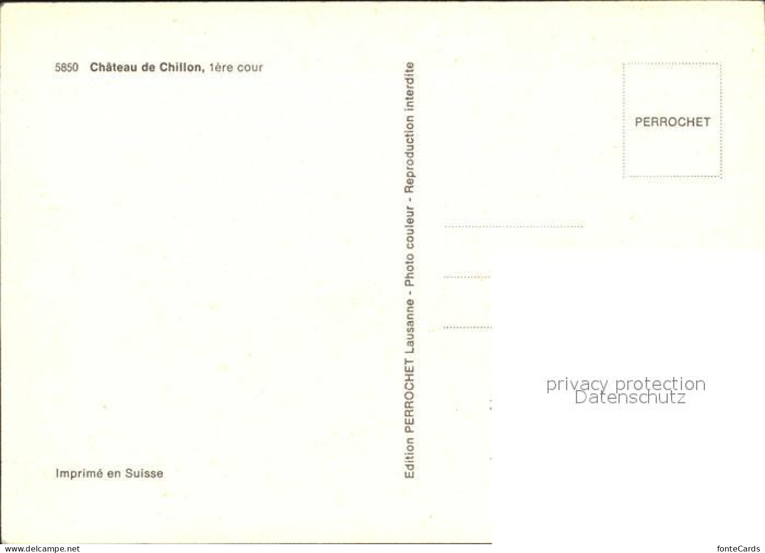 12391816 Chillon Burg Montreux - Andere & Zonder Classificatie