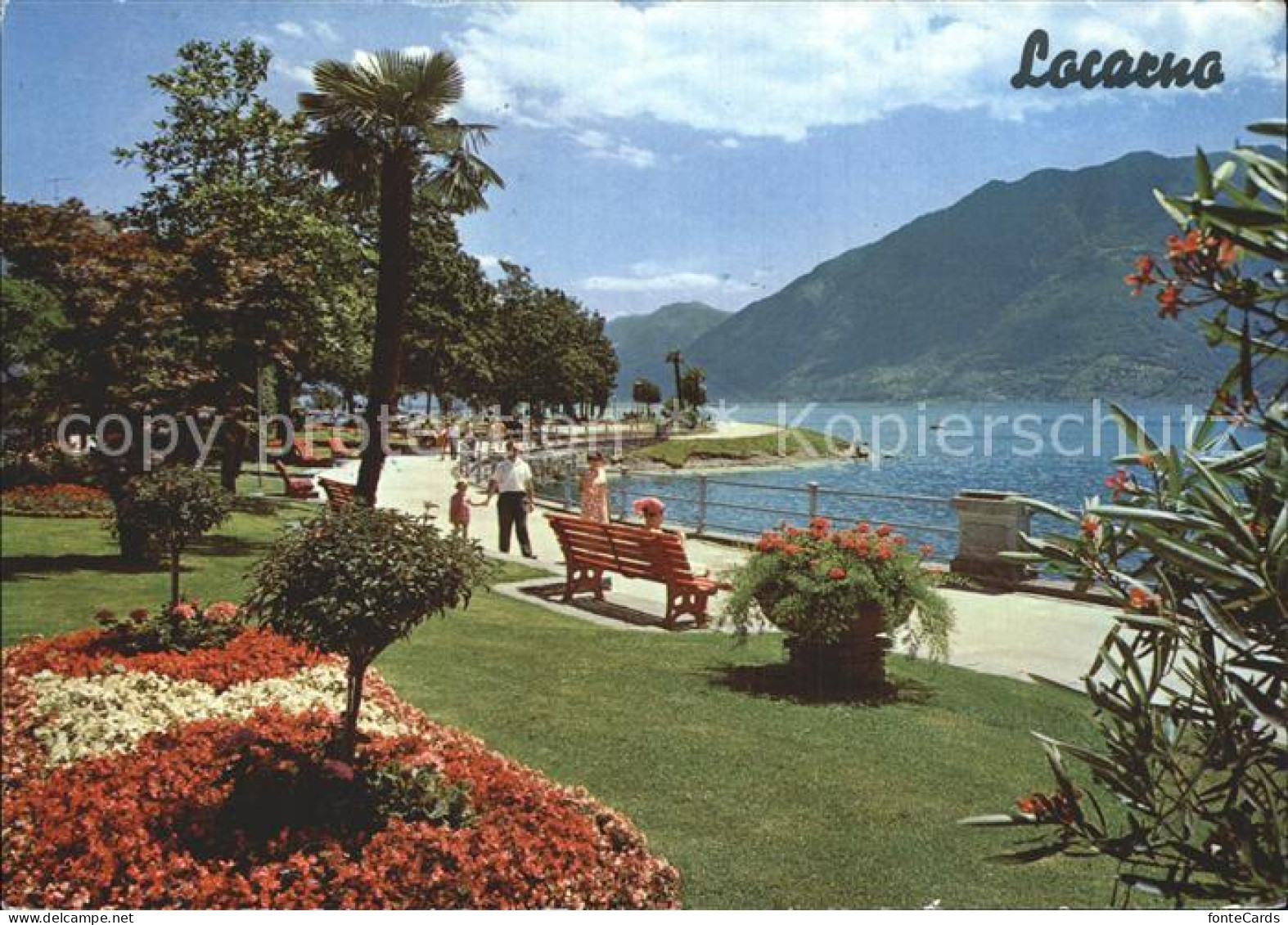 12381616 Locarno TI Lungolago Uferpromenade  - Sonstige & Ohne Zuordnung