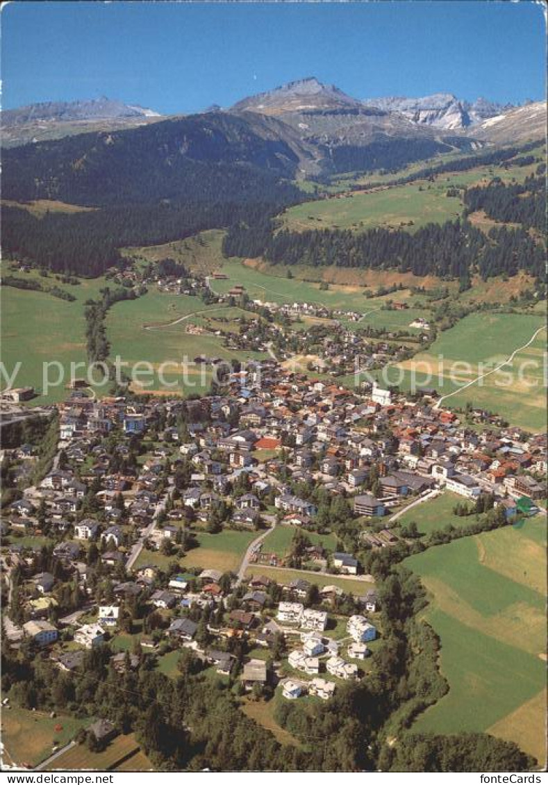 12381496 Flims GR Fliegeraufnahme Flims Dorf - Andere & Zonder Classificatie