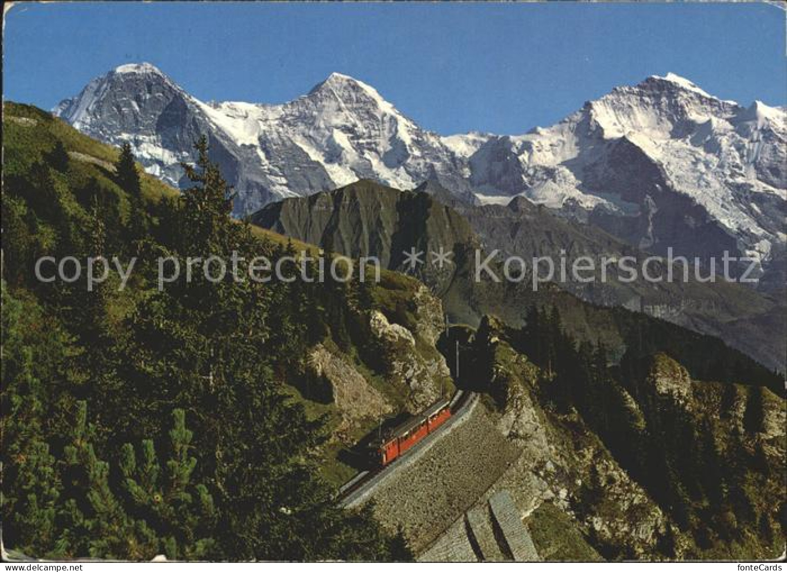 12374106 Schynige-Platte-Bahn Eiger-Moench-Jungfrau Schynige-Platte-Bahn - Sonstige & Ohne Zuordnung