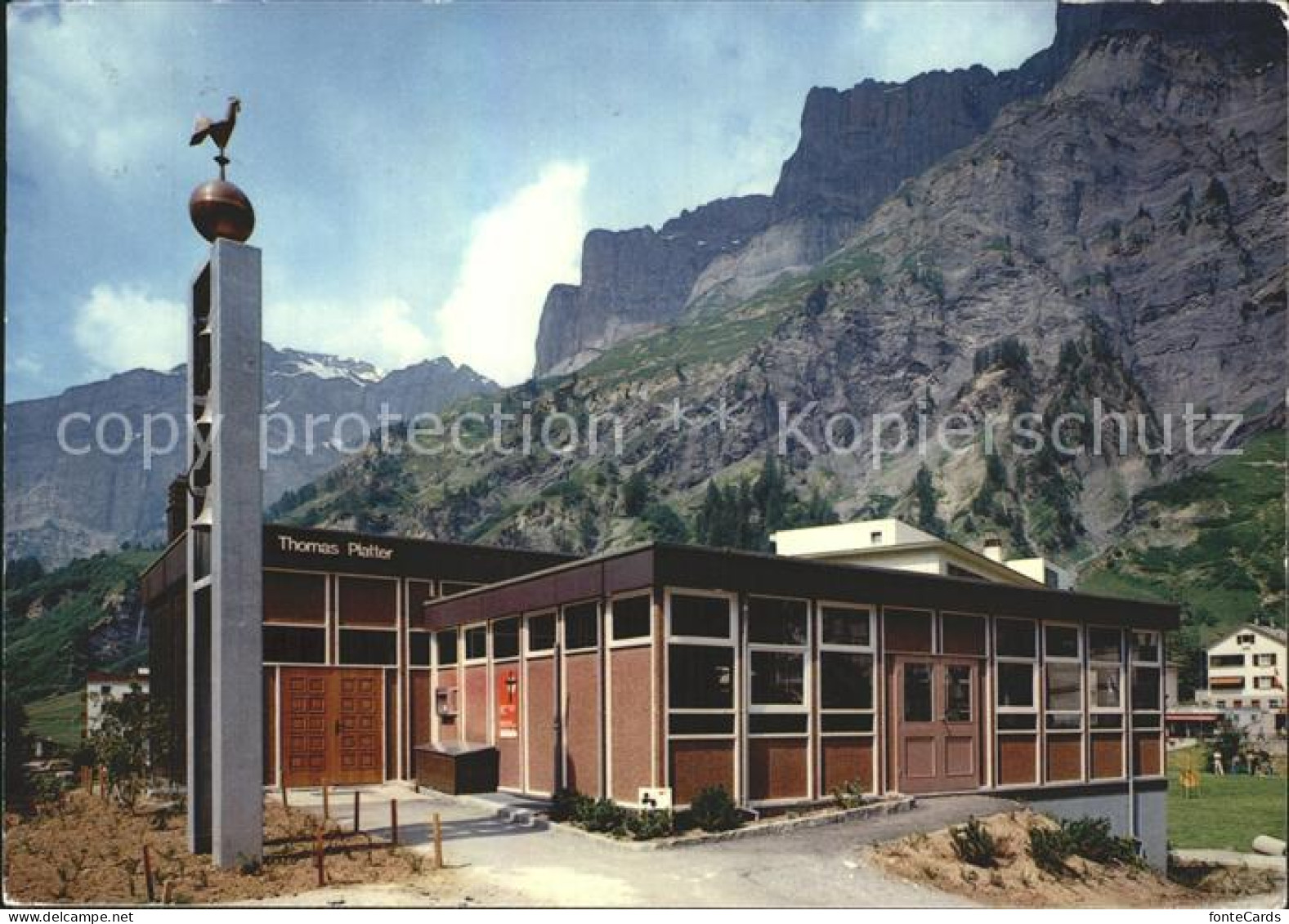 12371716 Leukerbad Reformierte Kirche Leukerbad - Other & Unclassified