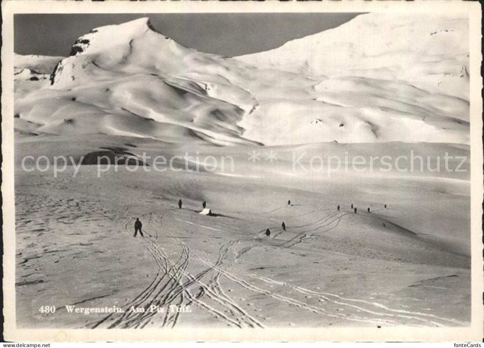 12371676 Wergenstein GR Piz Tuff Winter Wergenstein GR - Other & Unclassified