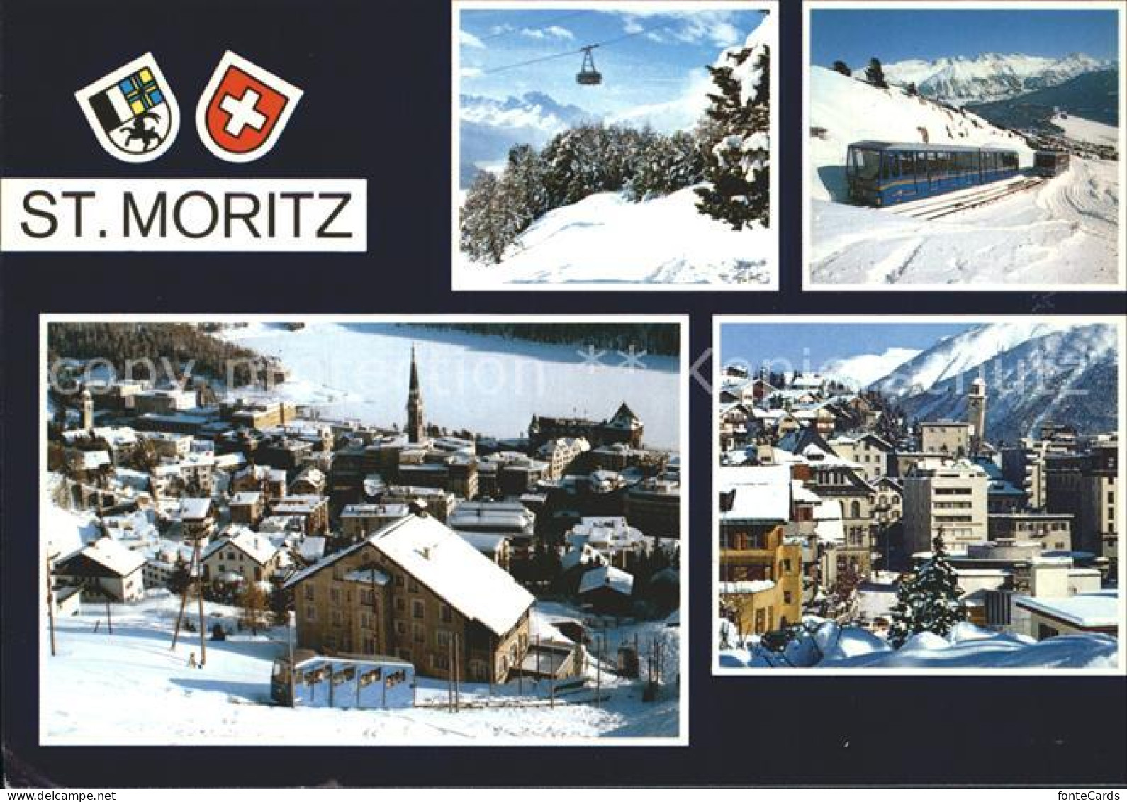 12371196 Moritz GR St Bad Dorf Winter Moritz GR St - Sonstige & Ohne Zuordnung