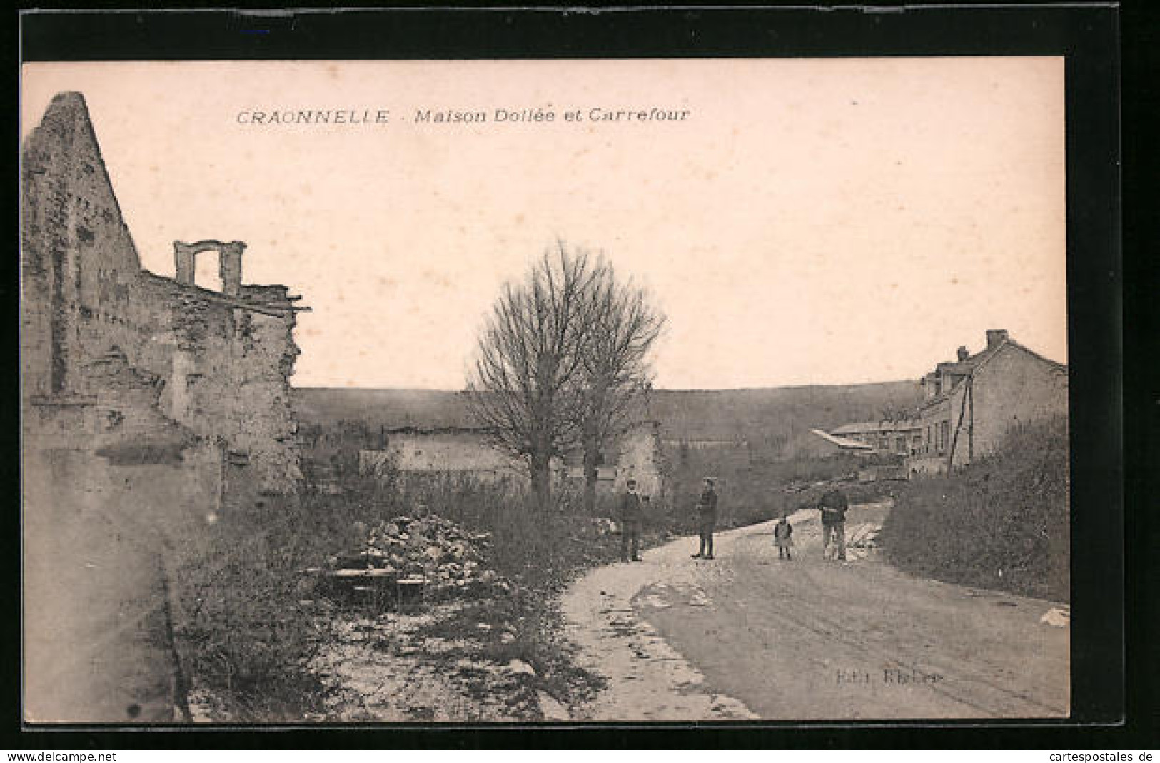 CPA Craonnelle, Maison Dollée Et Carrefour  - Craonne