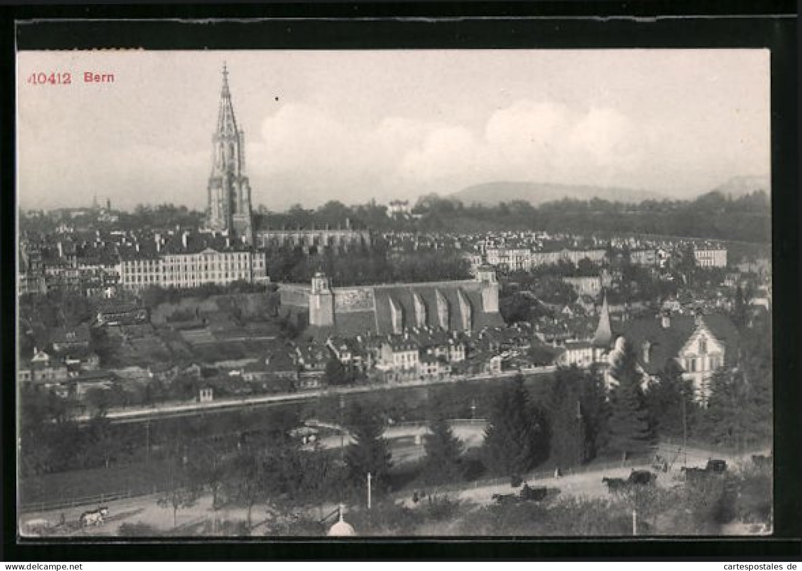 AK Bern, Ortsansicht Aus Der Vogelschau  - Berne