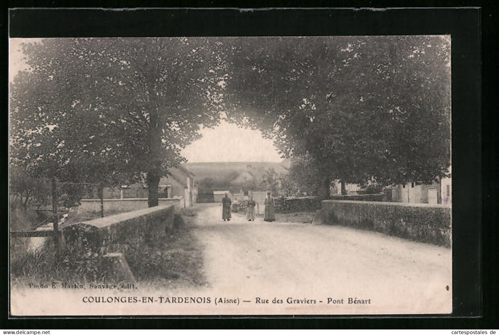 CPA Coulonges-en-Tardenois, Rue De Graviers - Pont Bénard  - Other & Unclassified