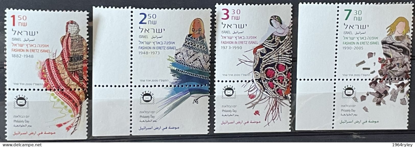 ISRAEL - MNH** - 2006 -  # 1904/1907 - Unused Stamps (with Tabs)