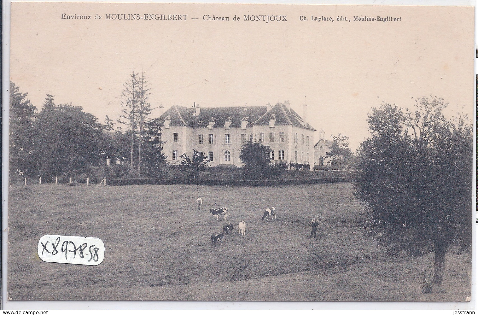 CHATEAU DE MONTJOUX- ENVIRONS DE MOULINS-ENGILBERT- LES BOVINS - Moulin Engilbert