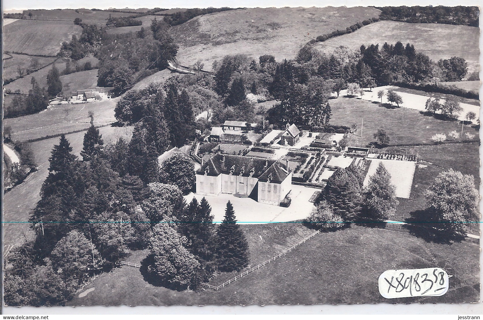 MOULINS-ENGILBERT- CHATEAU DE MONTJOUX- VUE AERIENNE- CIM 4149A - Moulin Engilbert