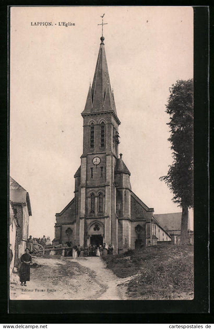 CPA Lappion, L`Église  - Other & Unclassified