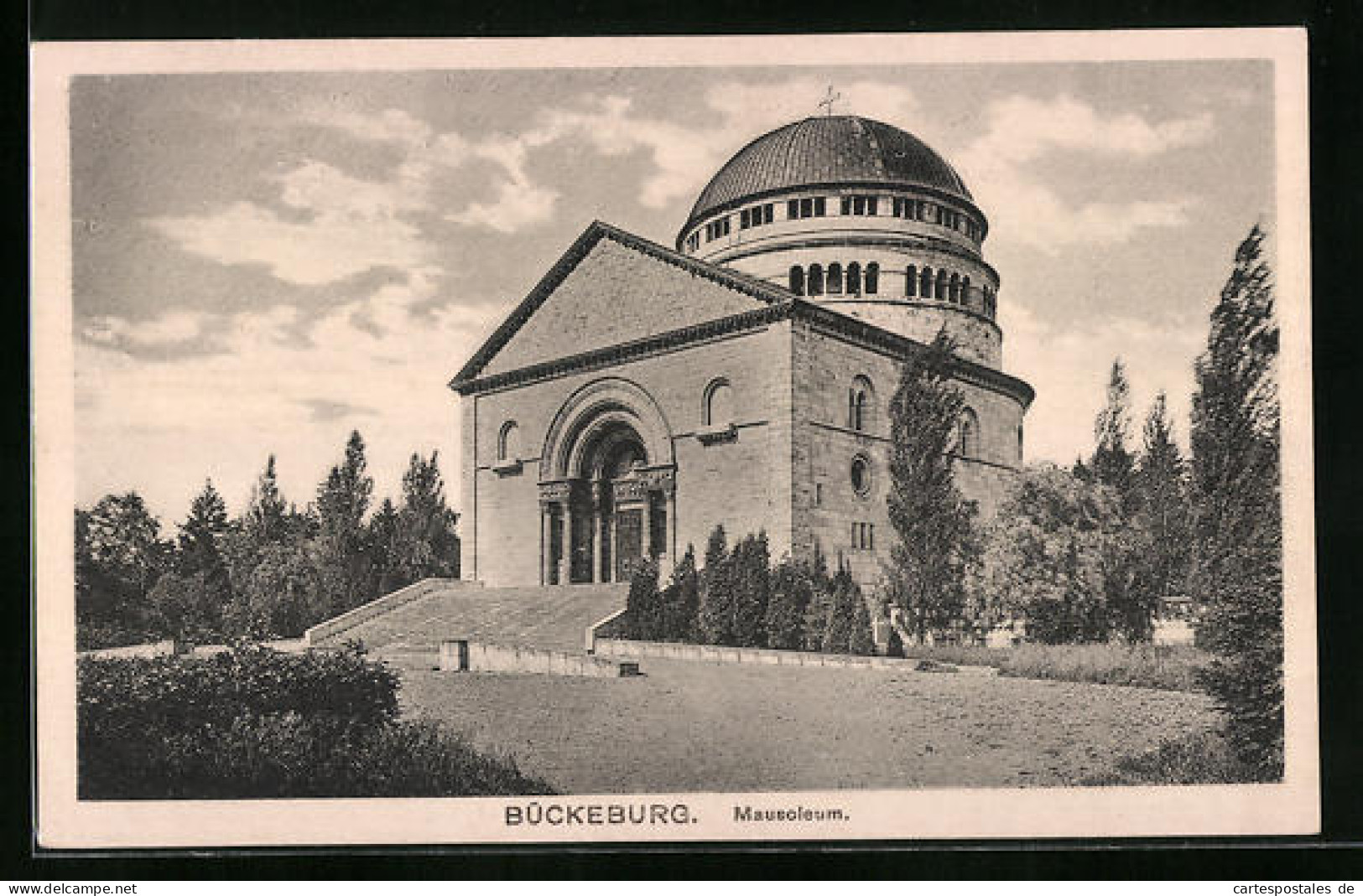 AK Bückeburg, Mausoleum Mit Park  - Bückeburg