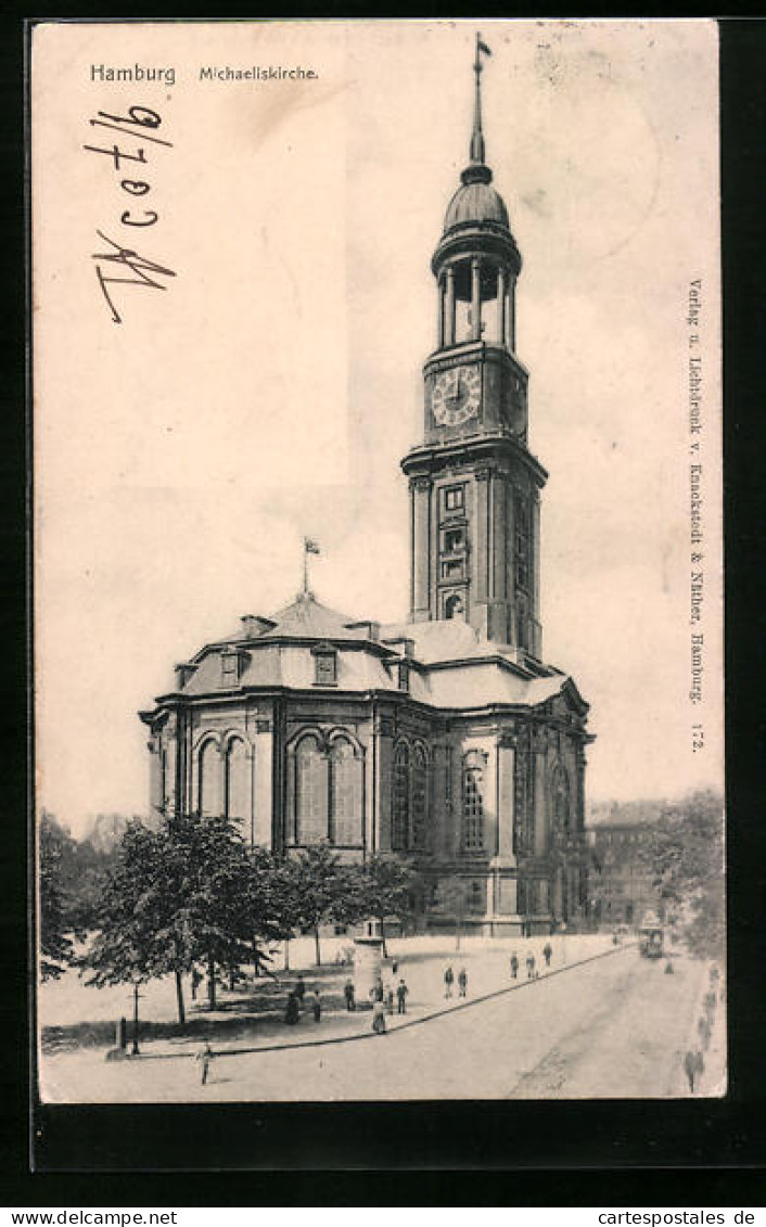 AK Hamburg-Neustadt, Michaeliskirche  - Mitte