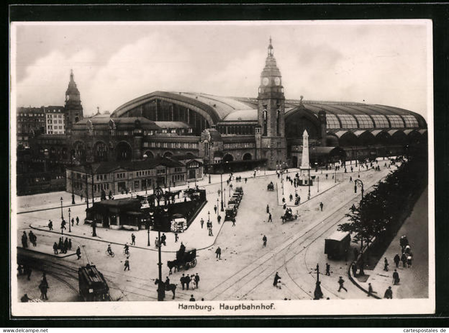 AK Hamburg, Georgsplatz Mit Hauptbahnhof  - Mitte