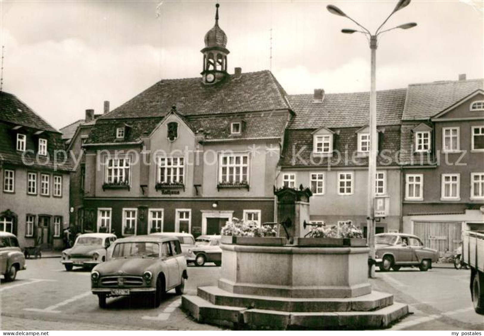 72972362 Bad Blankenburg Markt Brunnen Rathaus Bad Blankenburg - Bad Blankenburg