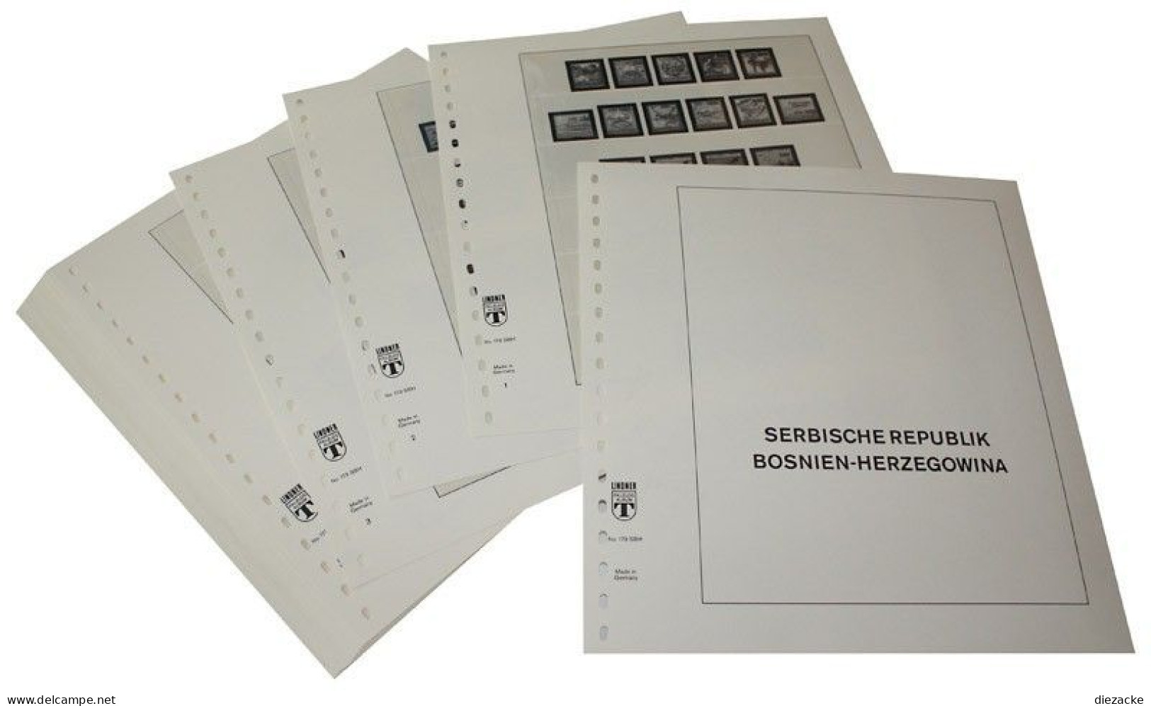 Lindner-T Serbische Rep. Bos.Herzegowina 2012-2015 Vordrucke 173SBH-12 Neuware ( - Pre-printed Pages