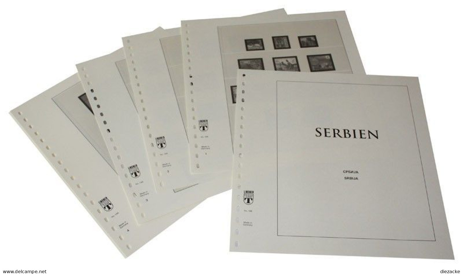 Lindner-T Serbien 2016-2021 Vordrucke 196-16 Neuware ( - Pre-printed Pages