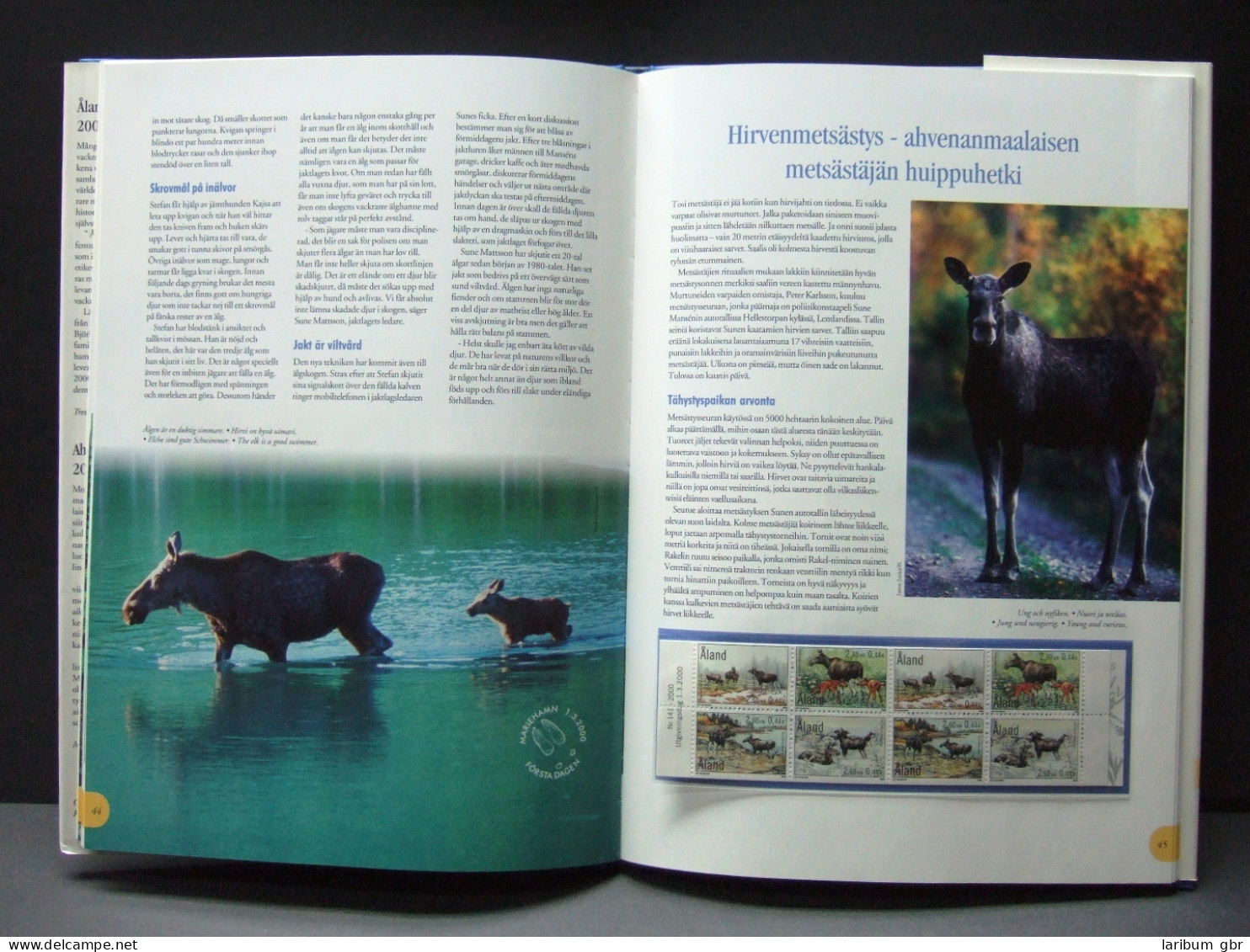 Aland Jahrbuch 2000-2001 Postfrisch #HC258 - Ålandinseln