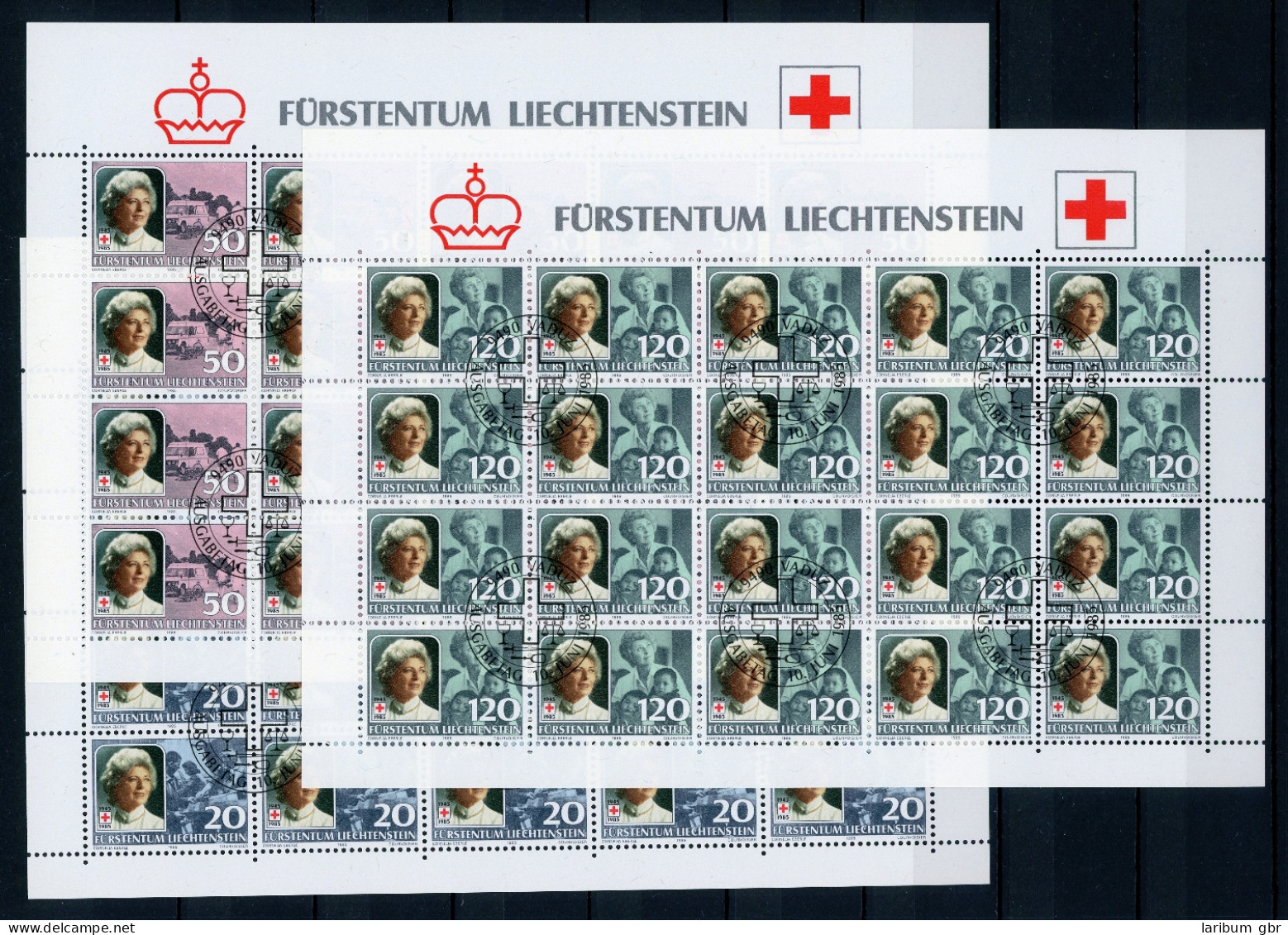 Liechtenstein Kleinbogen 875-877 Rotes Kreuz Ersttagssonderstempel #JE999 - Sonstige & Ohne Zuordnung