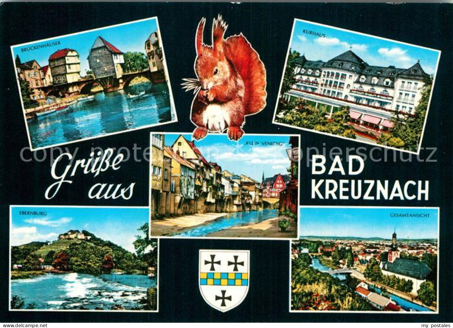 72971346 Bad Kreuznach Brueckenhaeuser Ebernburg Klein Venedig Kurhaus Eichhoern - Bad Kreuznach