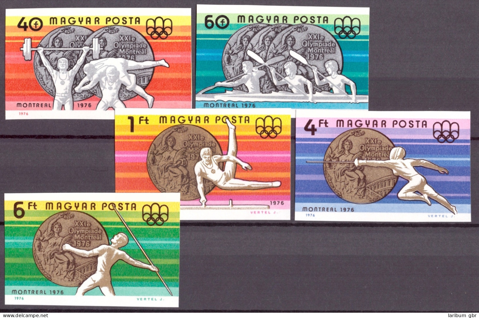 Ungarn 3164-3168 B Postfrisch Olympiade 1976 #HL130 - Autres & Non Classés