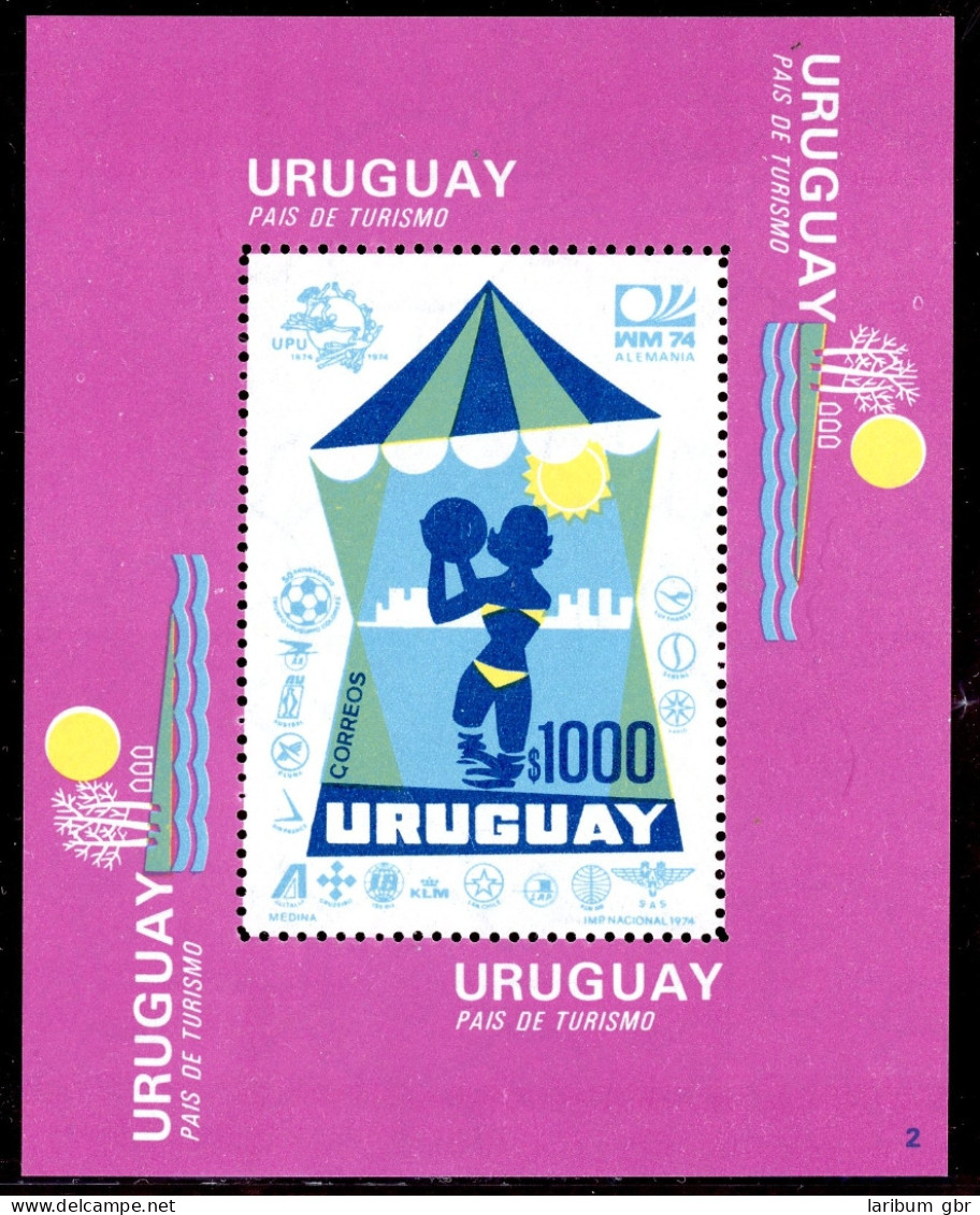 Uruguay Block 20 Postfrisch Lufthansa #GI192 - Uruguay