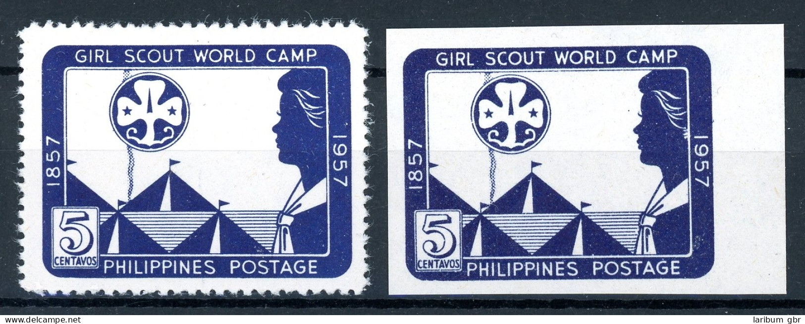 Philippinen 613 A+B Postfrisch Pfadfinder #IU911 - Filipinas