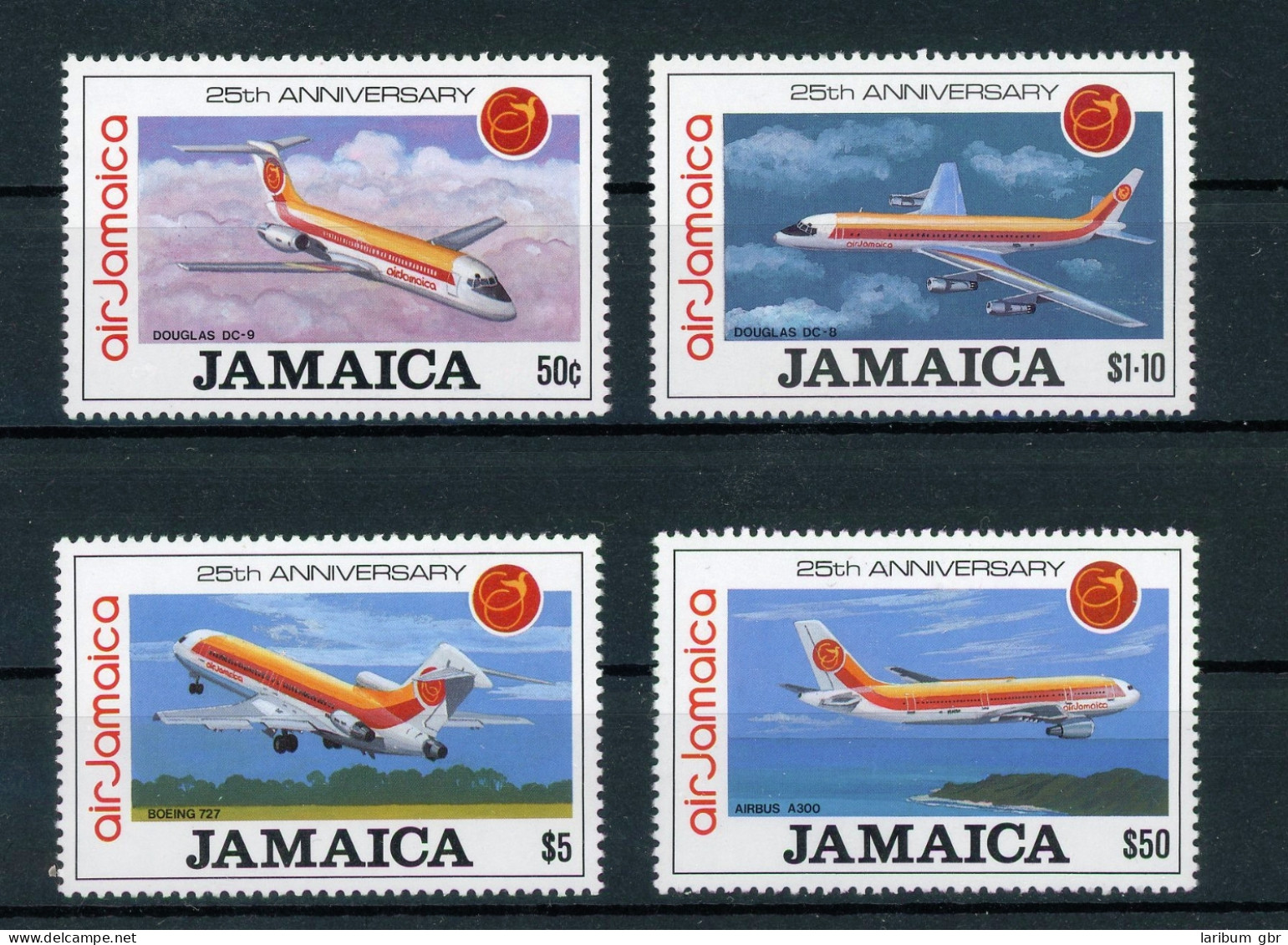 Jamaika 826-29 Postfrisch Flugzeuge #GI020 - Jamaique (1962-...)