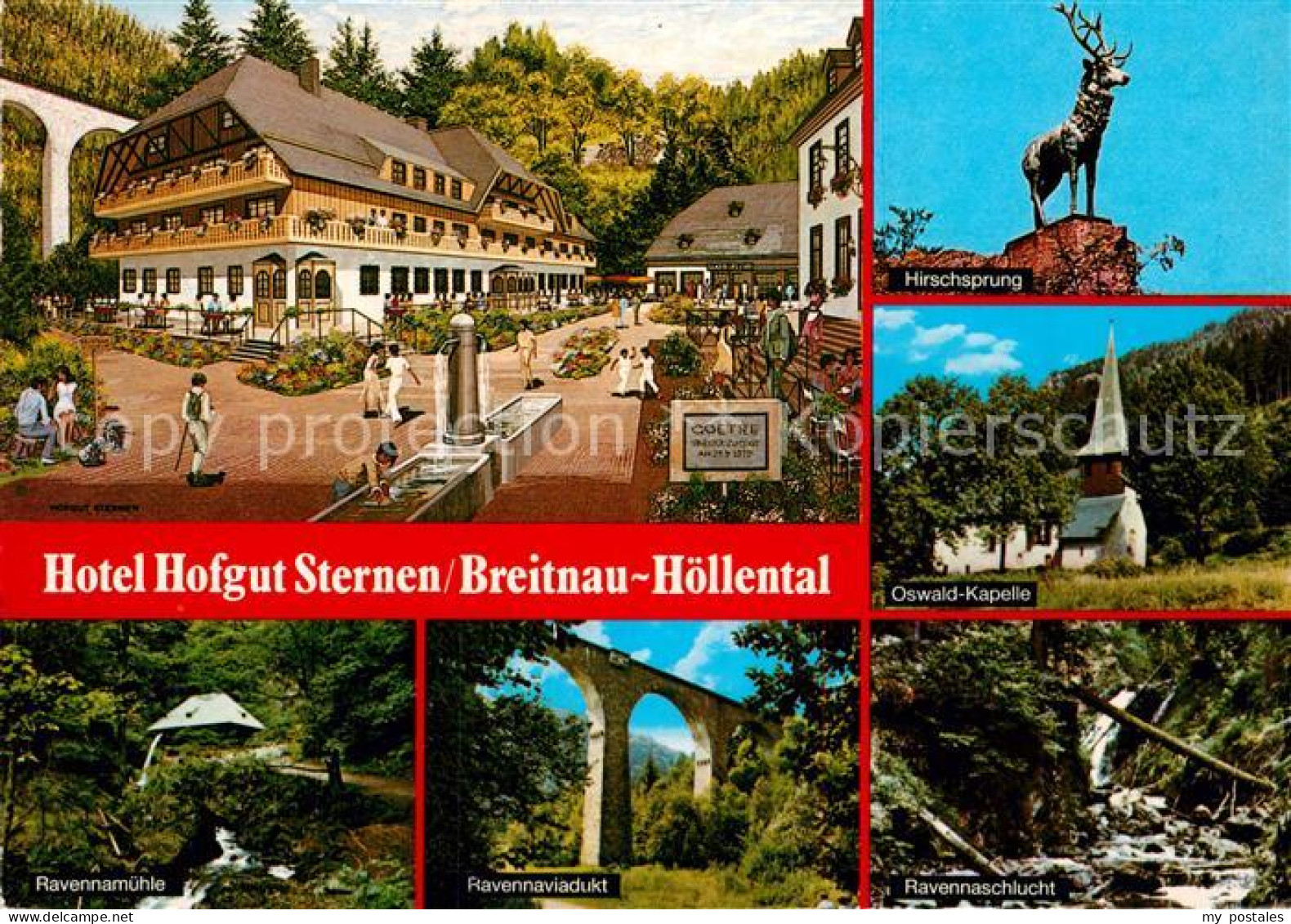 72971299 Hoellental Schwarzwald Hotel Hofgut Sternen Oswald-Kapelle Ravennaviadu - Andere & Zonder Classificatie