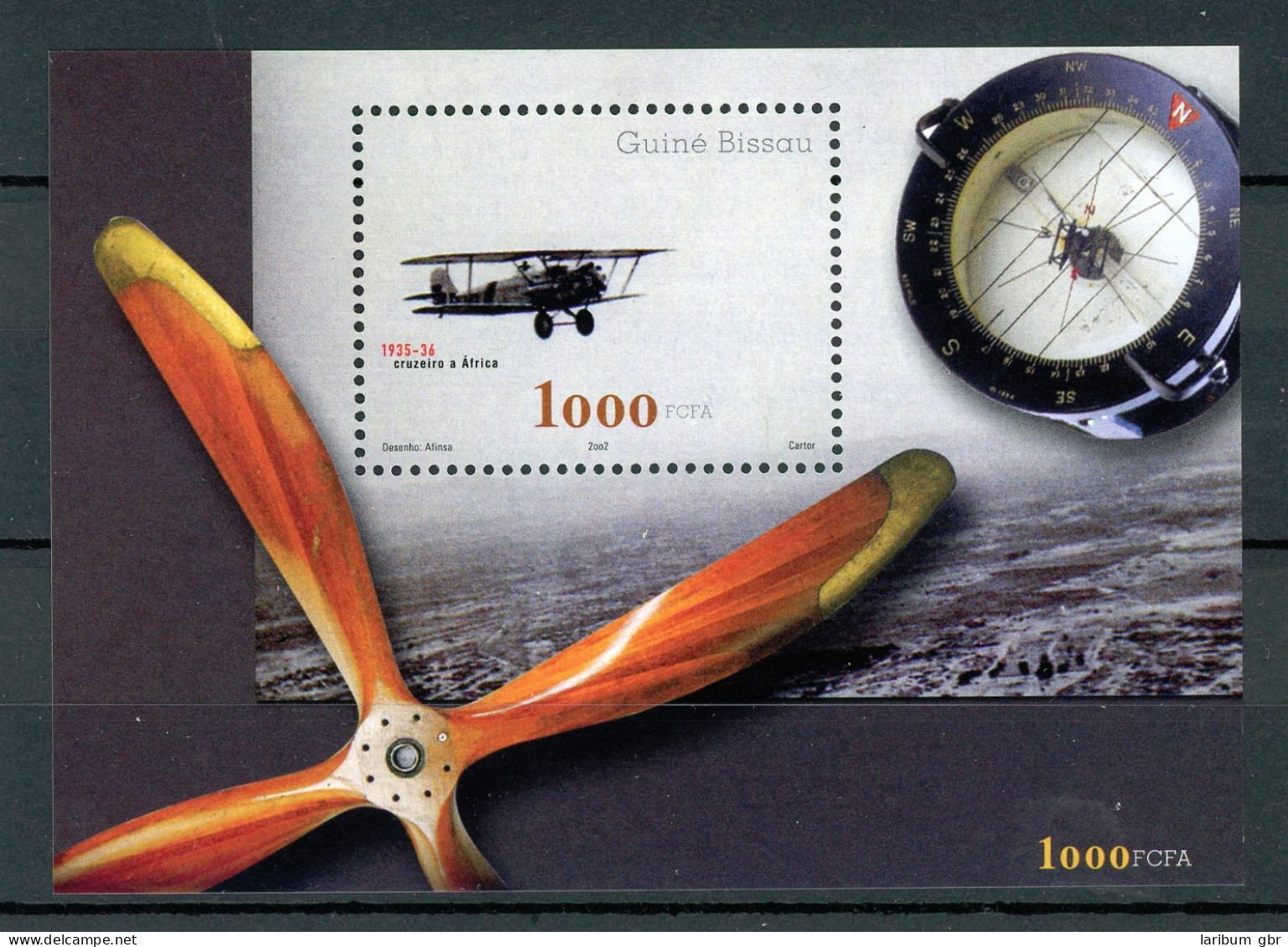 Guinea Bissau Block 378 Postfrisch Flugzeuge #GI042 - Guinée-Bissau