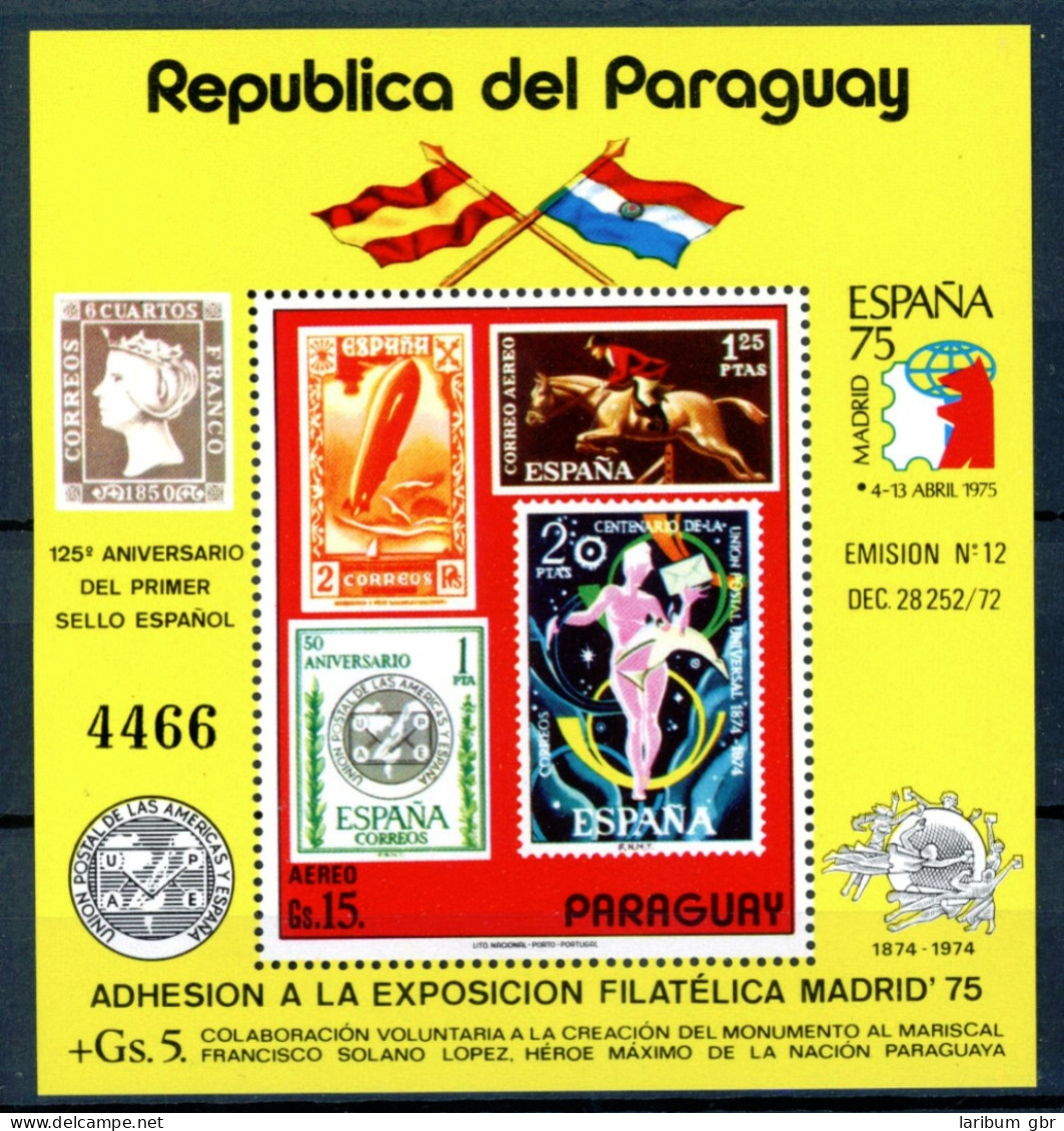 Paraguay Block 245 Postfrisch Raumfahrt Weltraum #GB291 - Paraguay