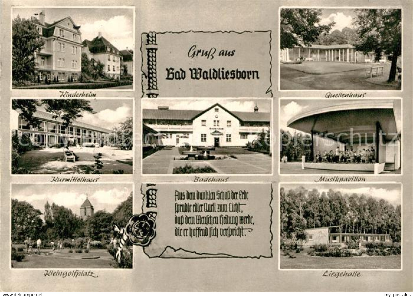 72971214 Bad Waldliesborn Quellenhaus Musikpavillon Badehaus Bad Waldliesborn - Lippstadt