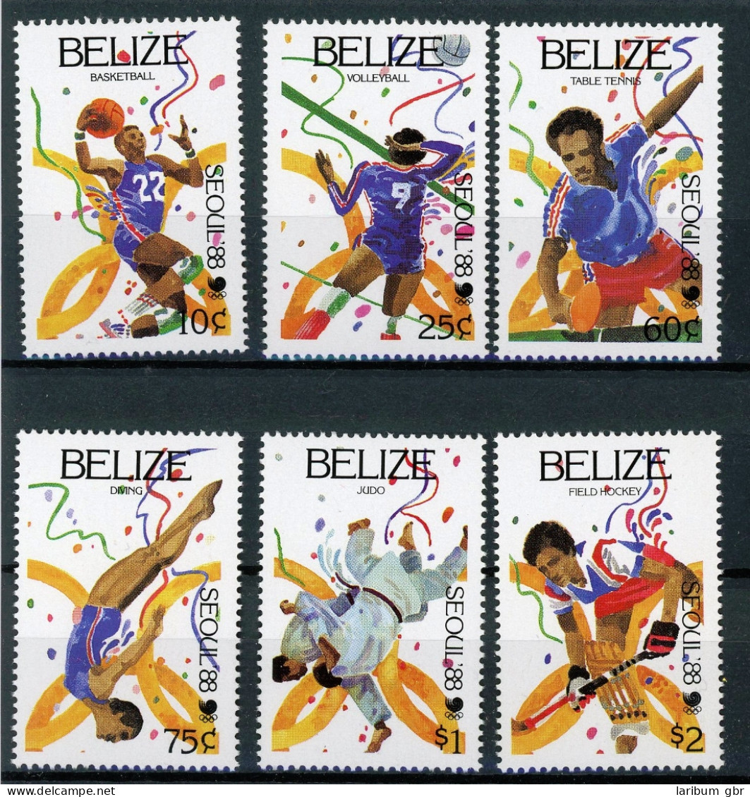 Belize 1003-08 Postfrisch Olympia #HL106 - Belice (1973-...)