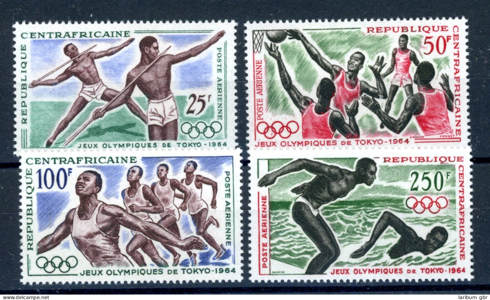 Zentralafrika 59-62 Postfrisch Olympia 1964 Tokio #HL082 - República Centroafricana