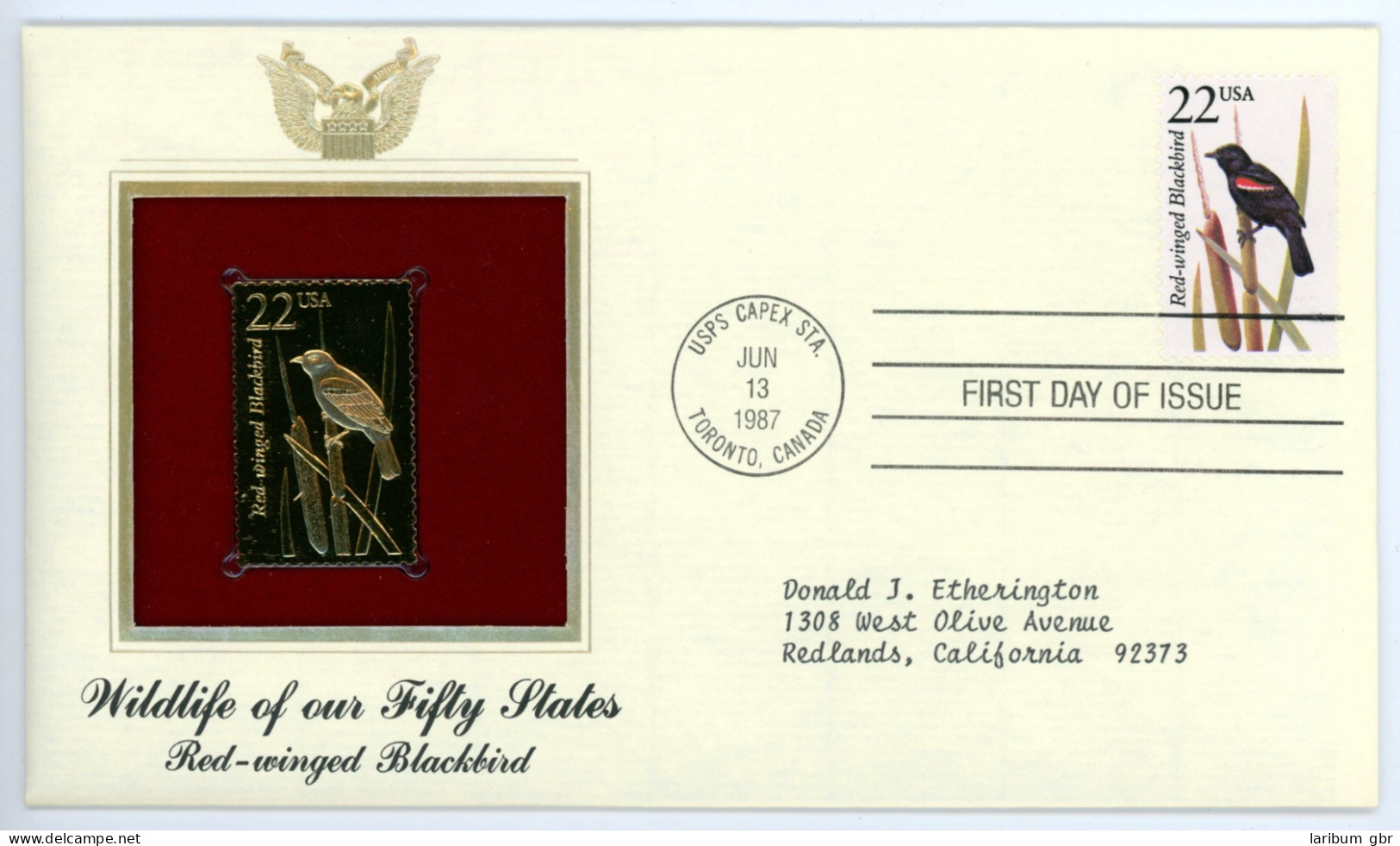 USA Goldmarke 1900 Gestempelt Vögel #JD208 - Autres & Non Classés