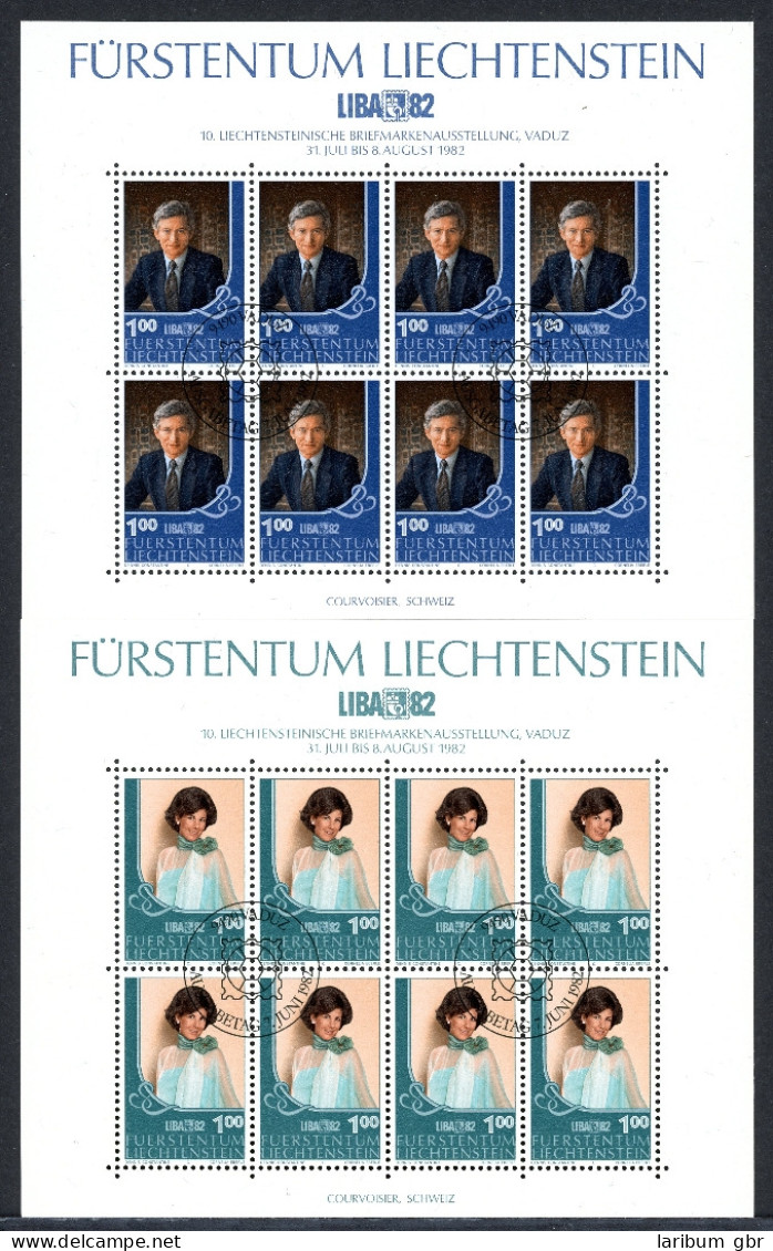 Liechtenstein Kleinbögen 797-98 Gestempelt #IN331 - Altri & Non Classificati