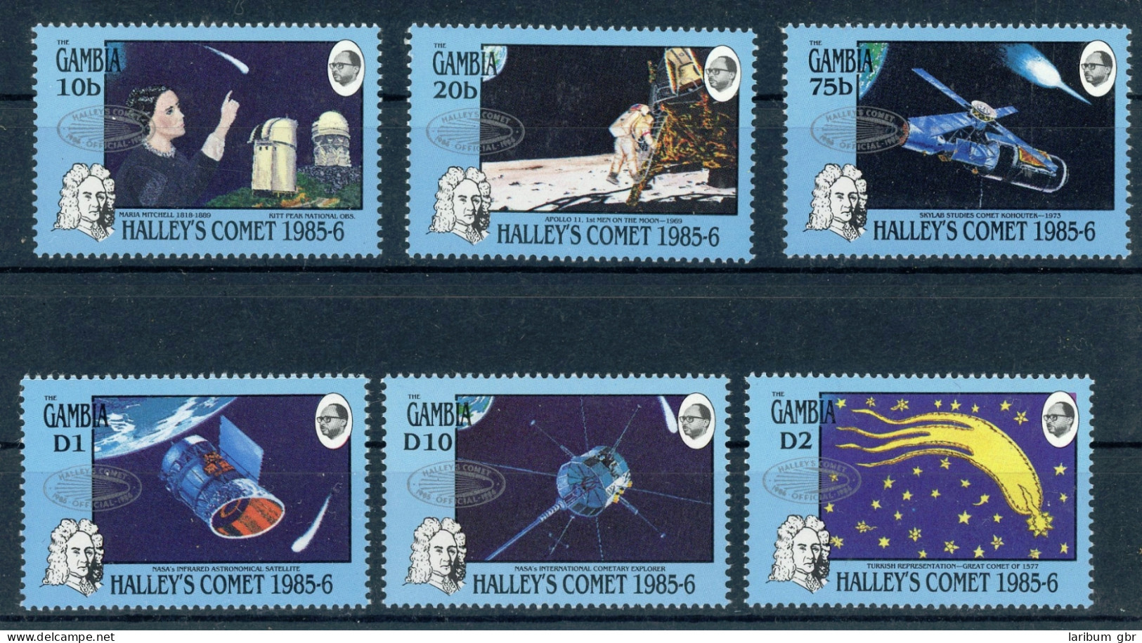 Gambia 656-661 Postfrisch Raumfahrt #GB347 - Gambia (1965-...)