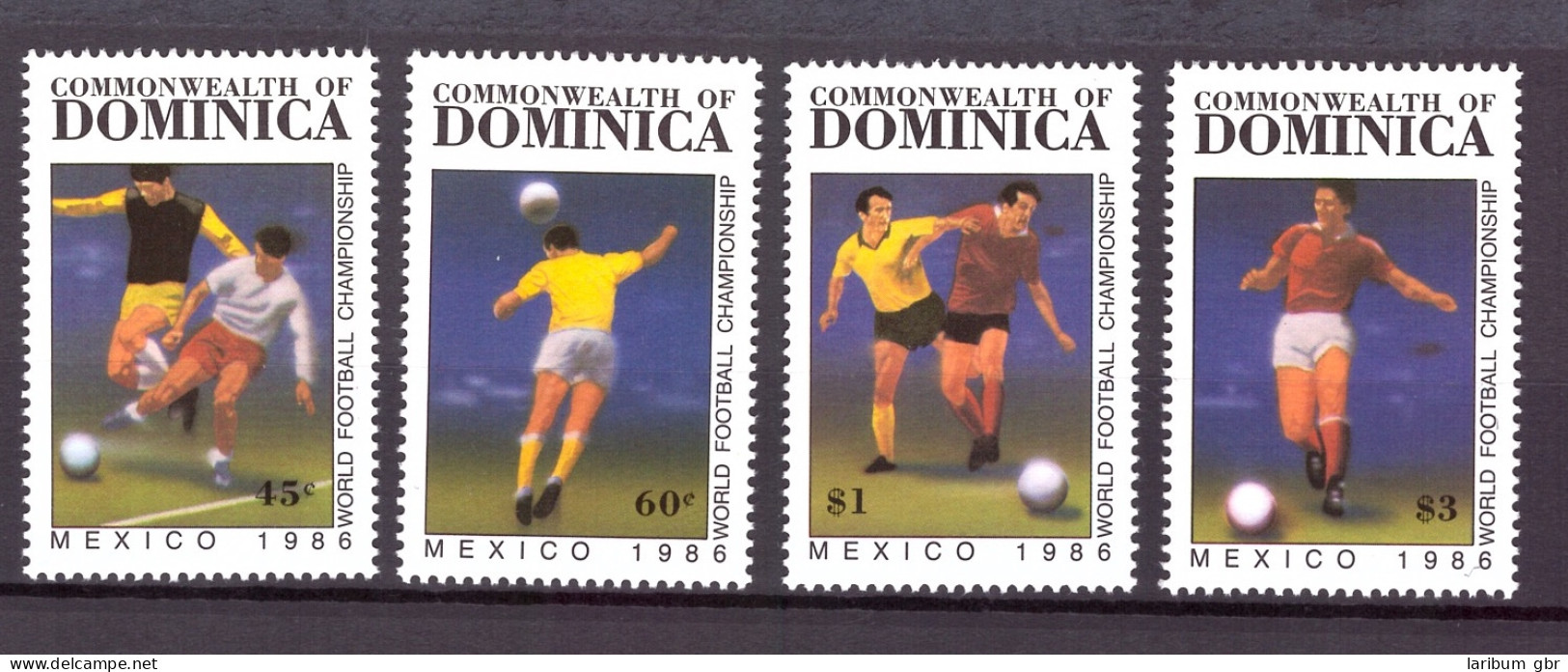 Dominica 749-52 Postfrisch Fußball WM 1986 #GE636 - Dominica (1978-...)