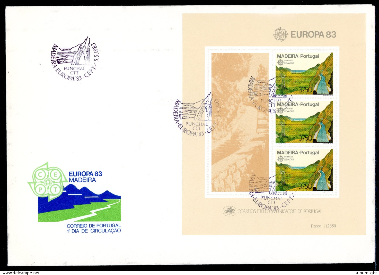 Madeira Block 4 Cept Ersttagesbrief/FDC #IX355 - Madère