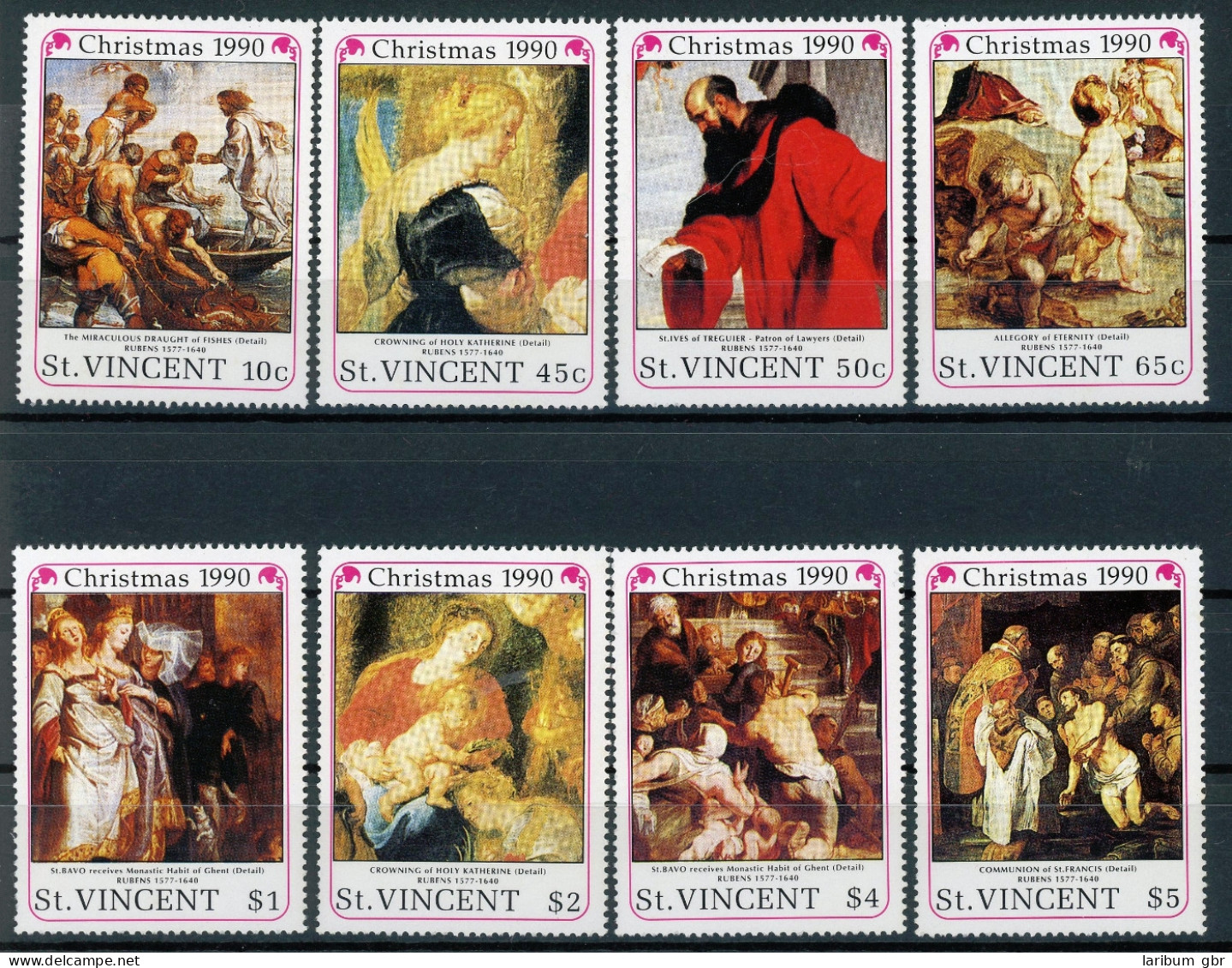 St. Vincent Grenadinen 1565-1572 Postfrisch Weihnachten #IJ202 - St.Vincent Und Die Grenadinen